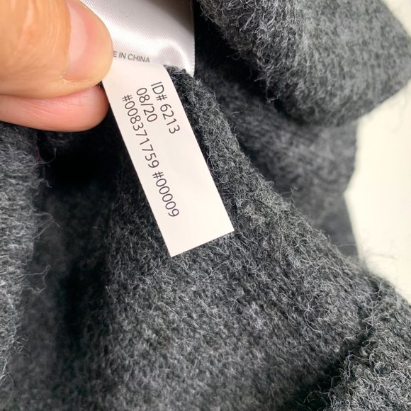 NWT EXPRESS Dark Grey Mock Neck Tunic Sweater Sz XS - Picture 10 of 13